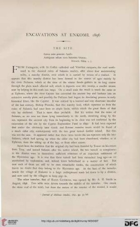 Excavations at Encomi. 1896