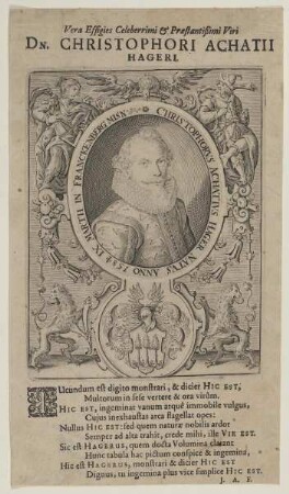 Bildnis des Christopherus Achatius Hager