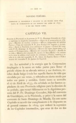 Noveno período. Comprende el desarrollo y relacion de los sucesos desde 1633 ...
