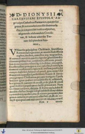 Epistola ad principes Catholicos Paraenetica.