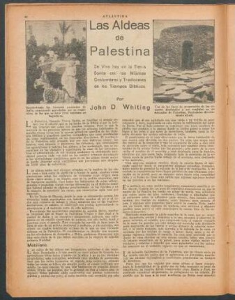 Las aldeas de Palestina