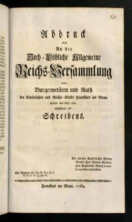 A1r-G2v, Abdruck des 3ten Schreibens