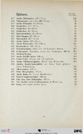 Spitzen (Nr. 817-842)