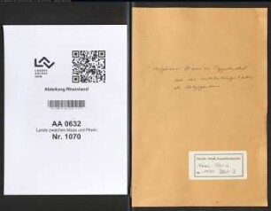 Unterhaltungskosten des Schloßgartens zu Poppelsdorf und diesbezügliche Vorstellung des Hofgärtners Lenné