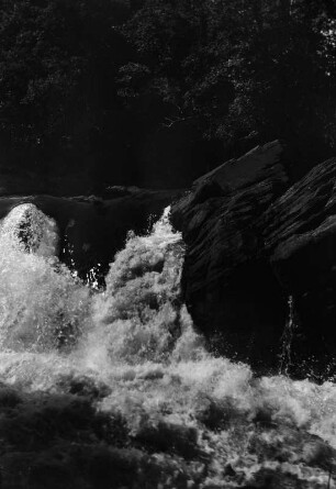 Wasserfall : Wasserfall des Kafue-Flusses.