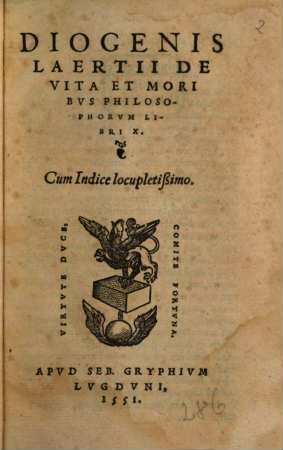 De vita et moribus philosophorum