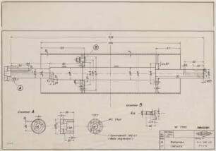 Glattwalze (Versuch, Zeichnungs - Nr. A-I-24 (2), F-V-5)