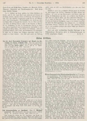 167-170 Kleine Kritiken