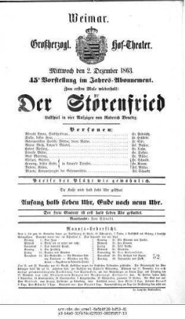 Der Störenfried
