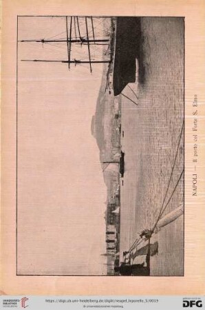 Napoli – Il porto col Forte S. Elmo – Le Port – Der Hafen – The Harbour