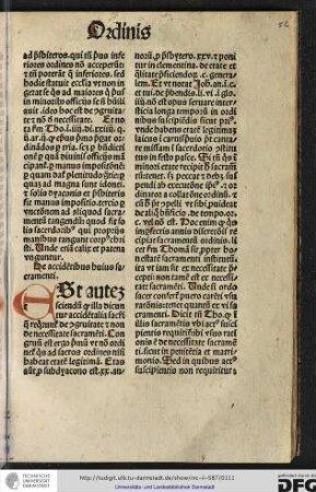 De accidentibus huius sacramenti.