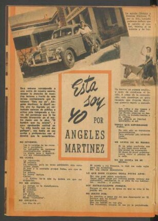 Esta soy yo - Por Angeles Martínez
