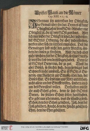 Epistel Pauli an die Römer