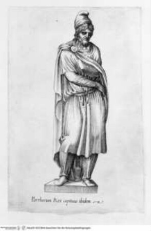 Antiquarum Statuarum Urbis Romae, Liber primus, 1. ed. - Parthorum Rex ...