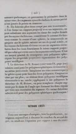 Méthode chezy.