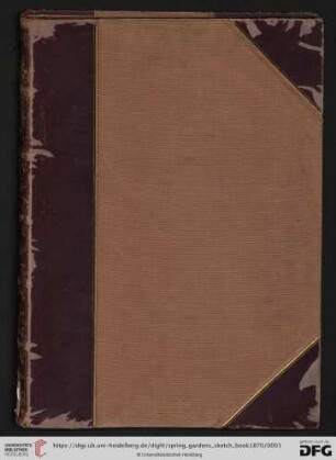 4: The spring gardens sketch book