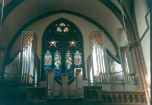 Orgel von Wilbrand (1996/1997). Heppenheim (Bergstraße), Pfarrkirche St. Peter