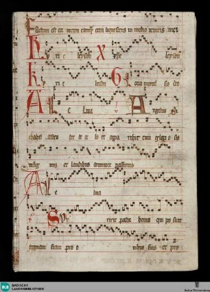 Österreichischer Bibelübersetzer, Zwei Vorreden zur Verteidigung der deutschen Bibel · Plenar, mit Glosse: ‚Bairische Predigtsammlung des 13. Jh.‘ - Cod. Donaueschingen 204
