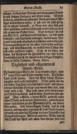 [Gebetbuch]