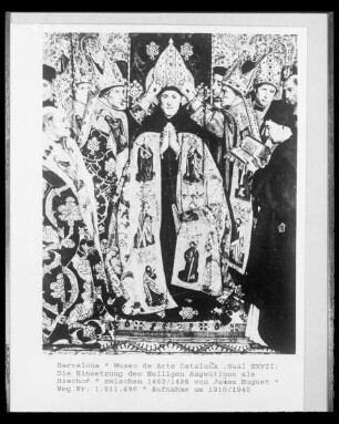 Die Einsetzung des Heiligen Augustinus als Bischof