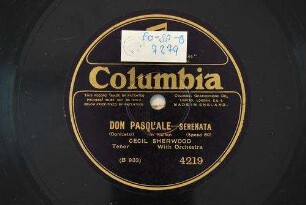 Don Pasquale : Serenata / (Donizetti)