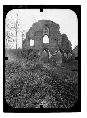 Boitzenburg (Boitzenburger Land). Ehem. Zisterzienser-Nonnenkloster (Ruine, Gründung um 1270)