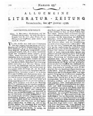 Analytische Erklärung aller Briefe der Apostel Jesu : ein Magazin für Prediger / [von Karl Friedrich Bahrdt]. - Berlin : Mylius Bd. 2. 1788