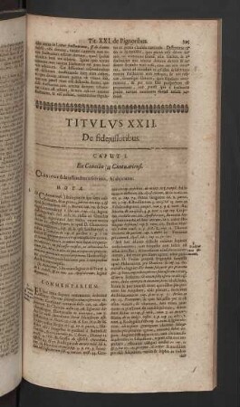 Titulus XXII.