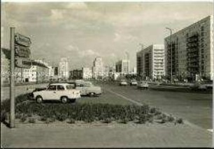 Die Karl-Marx-Allee in Berlin