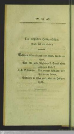 Die russischen Heiligenbilder
