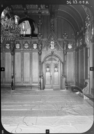 Köthen, Marktstraße 1/3. Rathaus (1889-1900; H. Reinhardt, G. Süßenguth, W. Naumann). Ratssaal