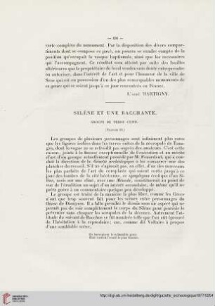 3: Silène et une Bacchante : groupe de terre cuite