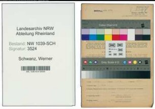 Entnazifizierung Werner Schwanz , geb. 22.10.1914 (Angestellter)