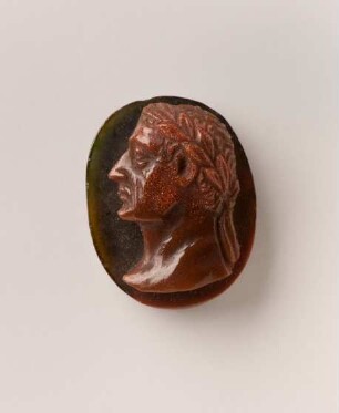 Kameo mit älterem römischem Kaiser, 17. Jh.