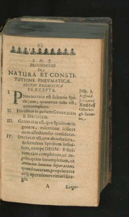 Prooemium De Natura Et Constitutione Pneumaticae.