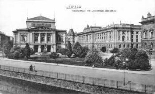 Leipzig: Konzerthaus mit Universitäts-Bibliothek