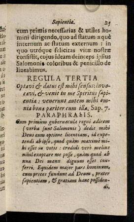25-45, Regula Tertia.