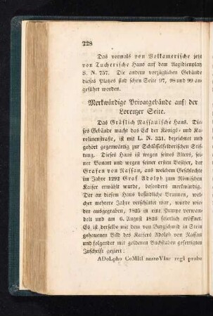 Merkwürdige Privatgebäude auf der Lorenzer Seite.