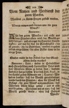 202-234, Vom Nutzen und Verdienst der guten Wercken