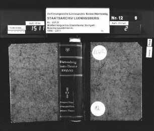 Staatsoper, Staatsschauspiel, Kammertheater 1958/59