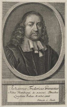 Bildnis des Johannes Fredericus Gronovius