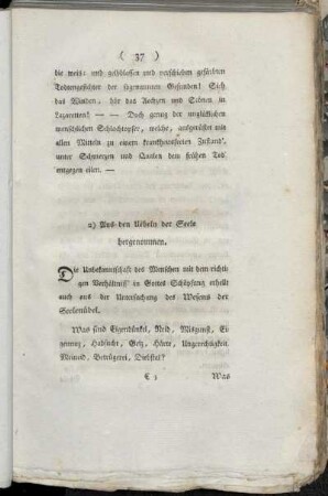 2) Aus den Uebeln der Seele hergenommen.