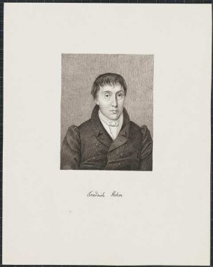 Icones Professorum Marpurgensium — Bildnis des Friedrich Rehm (1792-1847)