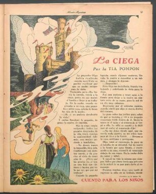 La ciega : Cuento para los niños