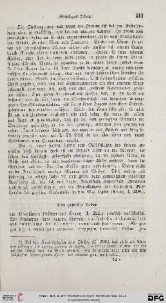 Das gesellige Leben