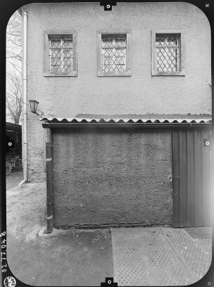 Zittau, Klosterstraße 3. Ehem. Franziskanerkloster. Heffterbau (?, 1652-1662). Hoffront (Teilansicht)