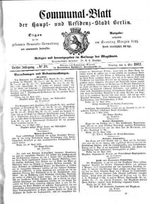 No. 20: No. 20, 04.Mai 1862