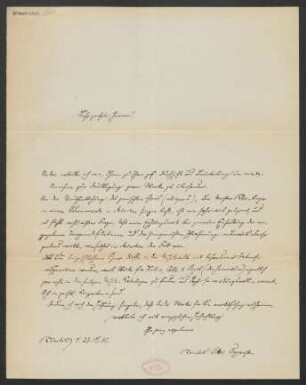 Brief an B. Schott's Söhne : 27.06.1896