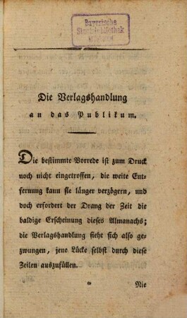 Revolutions-Almanach, 1802