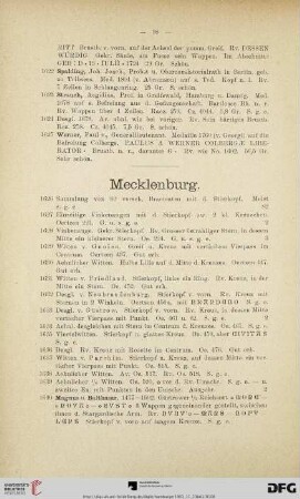 Mecklenburg (Nr. 1626-1818)